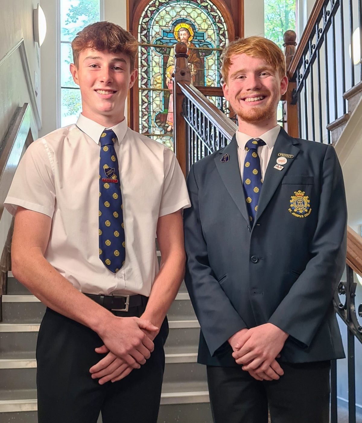 School Captains-Innes Magee & Peter Whitelaw