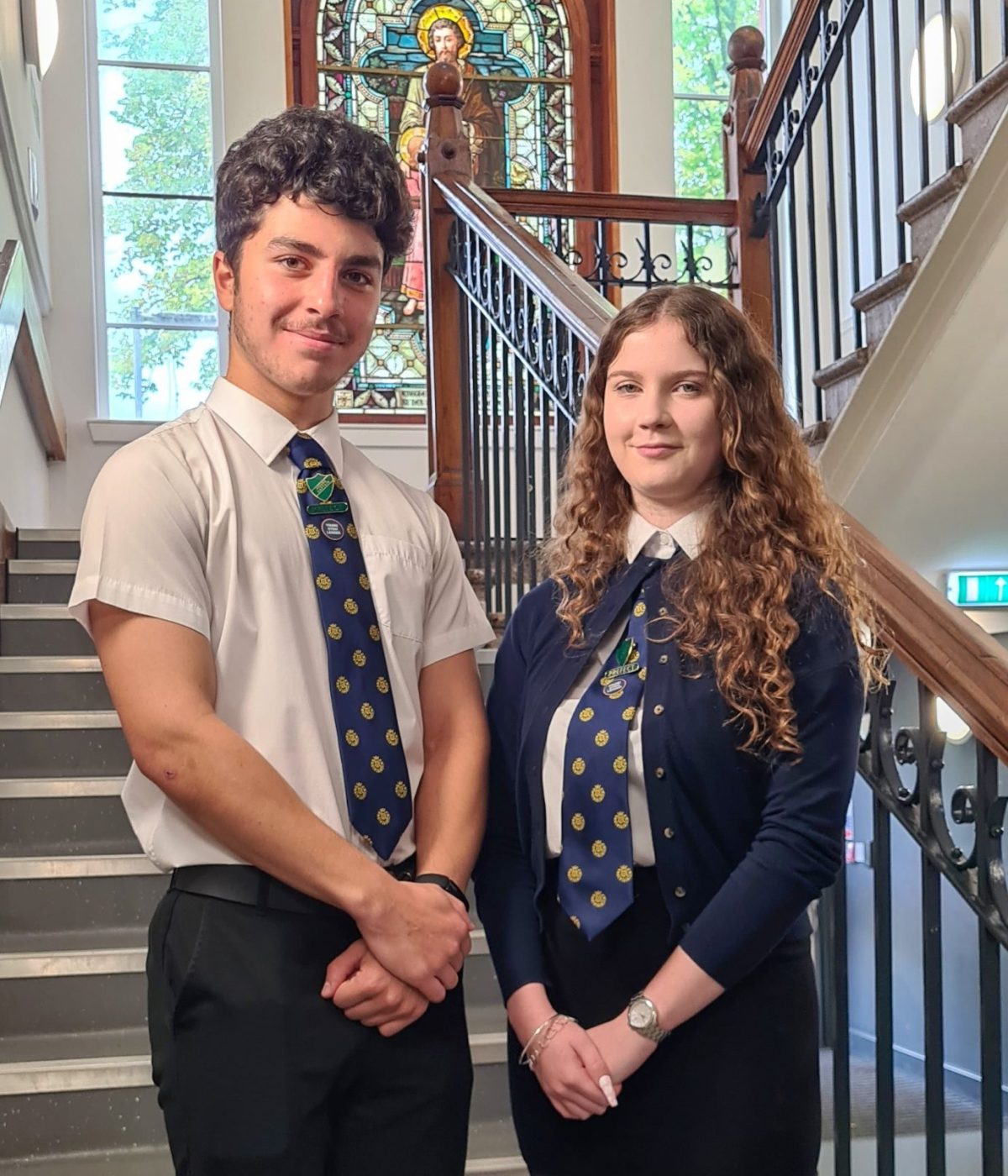 Wallace House Captains Yusif Bayaty & Scarlett Willacy